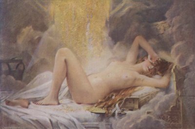 Danae and the Shower of Gold by Leon Francois Comerre